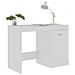 Scrivania Bianco Lucido 100x50x76 cm in Legno Multistrato - Foto miniatura 8