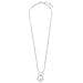 -catenina Con Ciondolo, Lunghezza 42 Cm, Portamonete, 18 Mm Colore: Bianco Perla - Foto miniatura 1