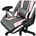 Sedia Gaming Caliber R1S Rose in PU Traspirante Colore Grigio / Rosa - Foto miniatura 5