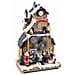 Decorazione Natalizia Animata Fabbrica Di Giocattoli Carillon Natalizio Con Suoni E Luci Idea Regalo Natale - Foto miniatura 1