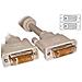 Advanced Cable Technology DVI-I Dual Link connection cable, M -M, Ivory 2.0m 2m cavo DVI - Foto miniatura 1