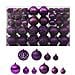 Set Palline Di Natale 100 Pz Viola - Foto miniatura 1