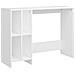 Scrivania Bianca 102,5x35x75 cm in Legno Multistrato - Foto miniatura 1