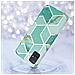 Custodia Compatibile Con Samsung Galaxy A71 5g In Marmo Verde Chiaro Verde Oro No. 3 - Coperchio Protettivo In Silicone Tpu Con Motivo A Mosaico - Foto miniatura 4
