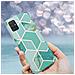 Custodia Compatibile Con Samsung Galaxy A71 5g In Marmo Verde Chiaro Verde Oro No. 3 - Coperchio Protettivo In Silicone Tpu Con Motivo A Mosaico - Foto miniatura 8