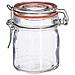 Barattolo In Vetro Con Coperchio E Clip, 150 Ml, 8 Pezzi - Foto miniatura 1