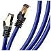 Cavo di Rete Ethernet CAT8 / BE con Velocità Fino a 2GHz Trassmisione Dati 40 Gigabit Lunghezza 3 Metri Colore Blu - Foto miniatura 1