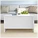 Tavolino Salotto Bianco Lucido 80x55,5x41,5cm Legno Multistrato - Foto miniatura 6