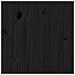Cuccia Per Cani Nera 51,5x44x9 Cm In Legno Massello Di Pino - Foto miniatura 7