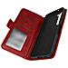 Custodia Per Samsung Galaxy S23 Portafoglio Funzione Supporto Prestifold Rossa - Foto miniatura 3
