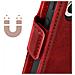 Custodia Per Samsung Galaxy S23 Portafoglio Funzione Supporto Prestifold Rossa - Foto miniatura 4