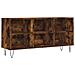 Mobile Porta Tv Rovere Fumo 103,5x30x50 Cm In Legno Multistrato - Foto miniatura 2