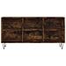 Mobile Porta Tv Rovere Fumo 103,5x30x50 Cm In Legno Multistrato - Foto miniatura 4