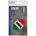 Sticky 3d - Ovale Tricolore Italia, 1 Pz - 61x40 Mm - Foto miniatura 2