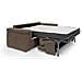Giunone Divano Letto Alto 18 Cm. Impermeabile T02 Marrone - Foto miniatura 2