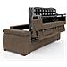 Giunone Divano Letto Alto 18 Cm. Impermeabile T02 Marrone - Foto miniatura 5