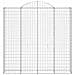 Cesto Gabbione Ad Arco 200x30x200/220 Cm Ferro Zincato - Foto miniatura 2