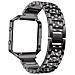 Cinturino Per Orologio Intelligente Con Cinturino In Diamanti Con Cornice Per Orologio Per Fitbit Blaze Black - Foto miniatura 1