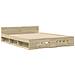 Giroletto Cassetti Rovere Sonoma 120x200 Cm Legno Multistrato - Foto miniatura 3