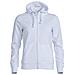 Basic Hoody Full Zip Lady Bianco Xs - Foto miniatura 1