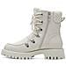 White Casual Closed Booties Stivaletti Tessile Scarpe Donna Bianco Eu 38, 1-26288-41 100 - Foto miniatura 3