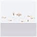 Lampadario Timbo 8 Bianco Sl. 1667 - Soppalco Lampadario Bianco /legno Naturale 16.5x100x60 Cm - Foto miniatura 3