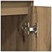 Credenza con Cassetti Rovere Artigianale 100,5x35x98,5 cm - Foto miniatura 3