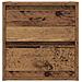 Comodini a Muro 2 pz Legno Antico 38x34x40 cm - Foto miniatura 4