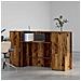 Banco Reception Legno Antico 180x50x103,5 Cm Legno Multistrato - Foto miniatura 3
