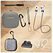 Set Di 8 Pezzi Per Airpods 4a Generazione In Grigio Scuro - Foto miniatura 2