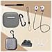 Set Di 8 Pezzi Per Airpods 4a Generazione In Grigio Scuro - Foto miniatura 3