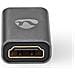 Adattatore Hdmi Da Connettore Micro A Hdmi Diritto In Alluminio, Grigio - Foto miniatura 4