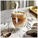 Set 2 Bicchieri Da 250 Ml Per Bevande Doppia Parete In Vetro Borosilicato, Trasparente - Foto miniatura 4