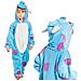 Pigiama Per Bambini Kigurumi Onesie Costume Sulivan Blu 115-125 - Foto miniatura 1