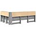 Testata contenitore Grigio sonoma 135 cm Legno multistrato - Foto miniatura 7