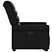 Poltrona Alzapersona Reclinabile Elettrica Nera in Tessuto - Foto miniatura 6