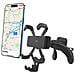 Supporto Per Auto Per Smartphone Da 4"" A 6,9"" Da Fissare Alla Griglia Di Ventilazione, Nero - Foto miniatura 1