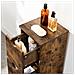 MOBILE DA BAGNO in truciolato marrone rustico per interni domestici - Foto miniatura 7