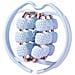 Morsetto Massaggiante Ad Anello A 18 Ruote: Rullo Muscolare A Sei Assi Per Scolpire Le Gambe E Rilassamento Muscolare Blue - Foto miniatura 1