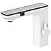 Rubinetto per lavabo da bagno, Blackswan, tipo M225, modello bianco, con display LCD e sensore, dimensioni 18 cm - Foto miniatura 1