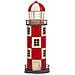 Faro Salvadanaio In Metallo Rosso 12x12x31h - Foto miniatura 3