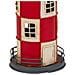 Faro Salvadanaio In Metallo Rosso 12x12x31h - Foto miniatura 7