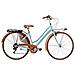 Bici Misura 28 Linea Retro Bicicletta Donna Retro6vd Con Cambio 6v Completa Di Accessori Con Luci A Led Finiture Marroni - 44 Panna Marrone - Foto miniatura 2