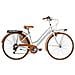 Bici Misura 28 Linea Retro Bicicletta Donna Retro6vd Con Cambio 6v Completa Di Accessori Con Luci A Led Finiture Marroni - 44 Panna Marrone - Foto miniatura 3