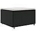 Set Salotto da Giardino con Cuscini 7pz Nero Polyrattan - Foto miniatura 5