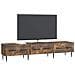 Mobile TV Rovere Fumo 147 x 34,5 x 30 cm Legno ingegnerizzato - Foto miniatura 2