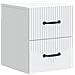 Mobiletto da notte a muro 2 pcs Bianco 34,5 x 33 x 40 cm - Foto miniatura 3