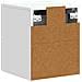 Mobiletto da notte a muro 2 pcs Bianco 34,5 x 33 x 40 cm - Foto miniatura 7