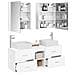 Set di mobili per il bagno 5 pcs Bianco - Foto miniatura 3