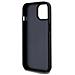 Custodia In Pelle A Quadri E Strisce Dkny Per Iphone 15/14/13"" - Nera - Foto miniatura 1